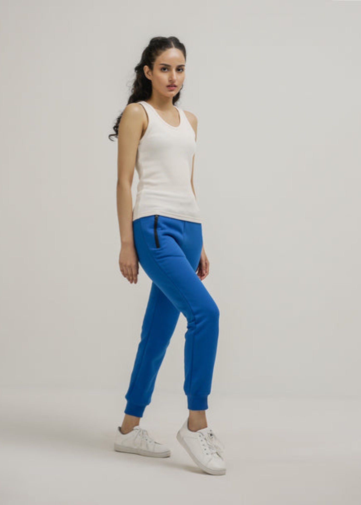 fleece Trousers in Blue