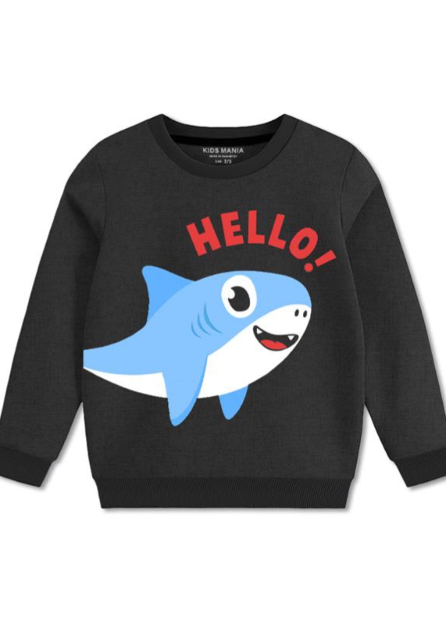 fleece Sweatshirt in Dark grey