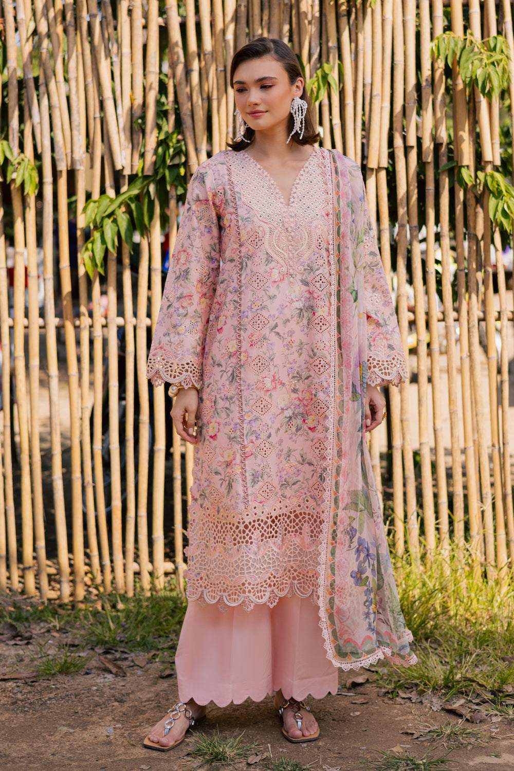 Shezlin Chikankari Eid Edit Lawn – NAQSH (AV-06)