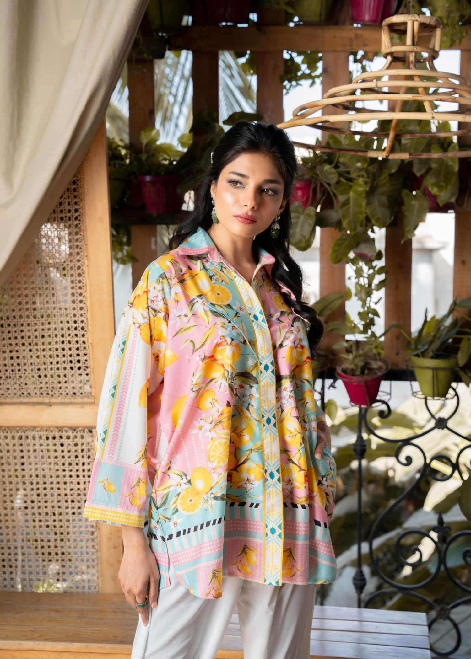 crepe georgette Co ord Sets in Multi