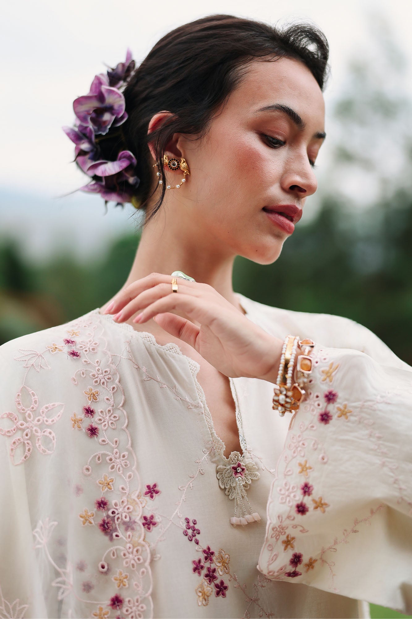 Eid Lawn Edit – Caramel Cream