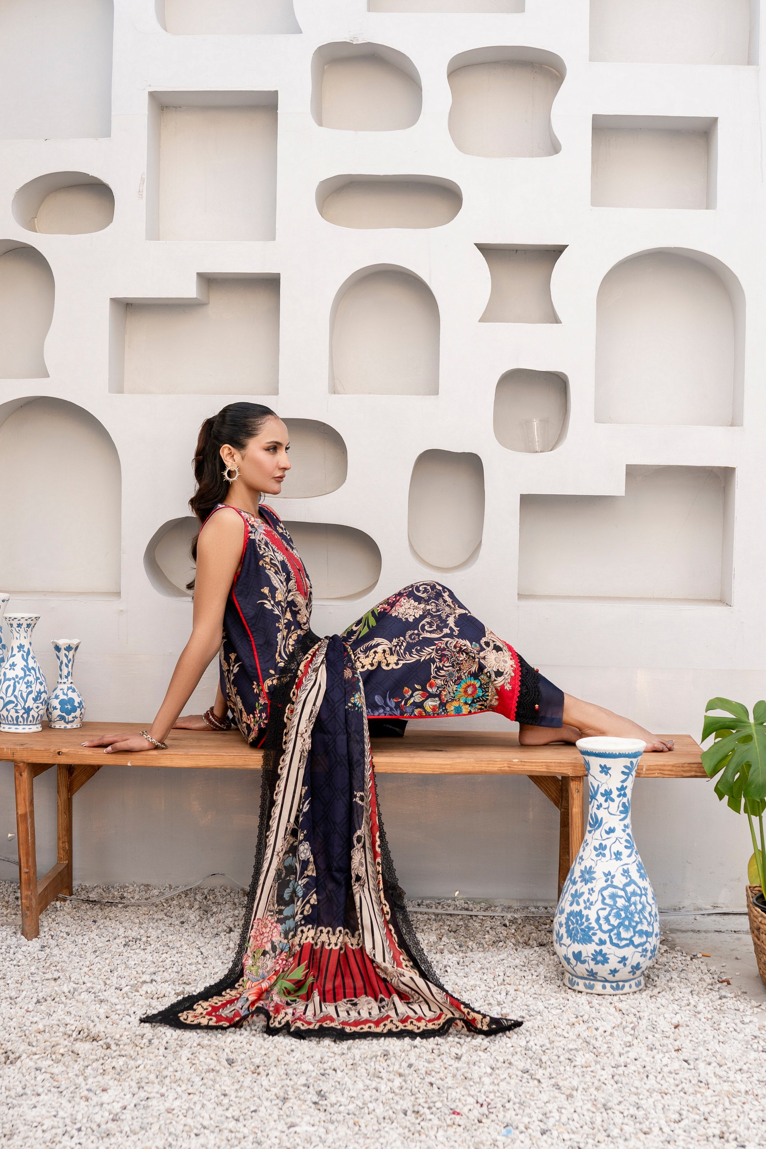 Summer Printed Lawn – D119