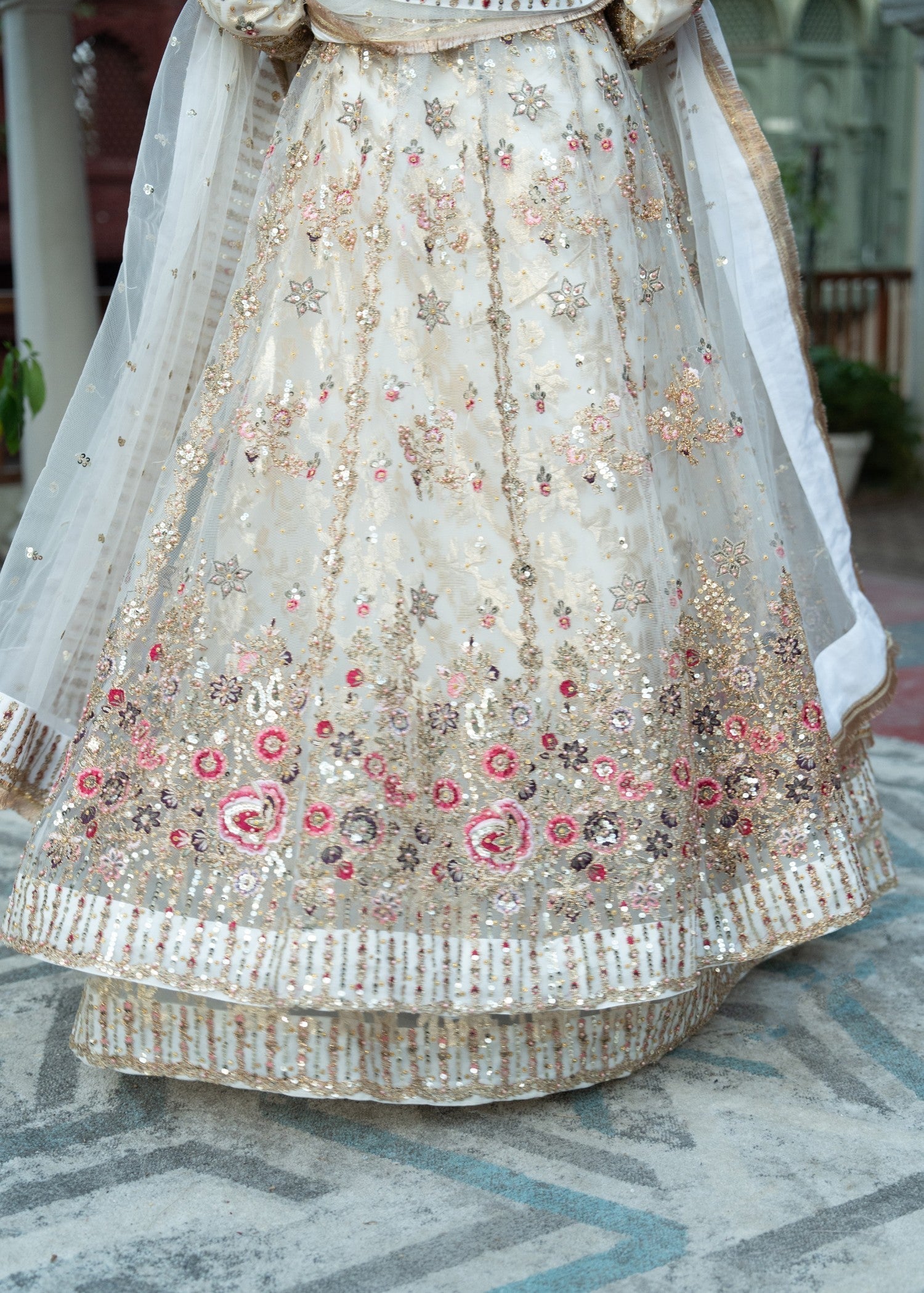 chiffon Maxi in Ivory