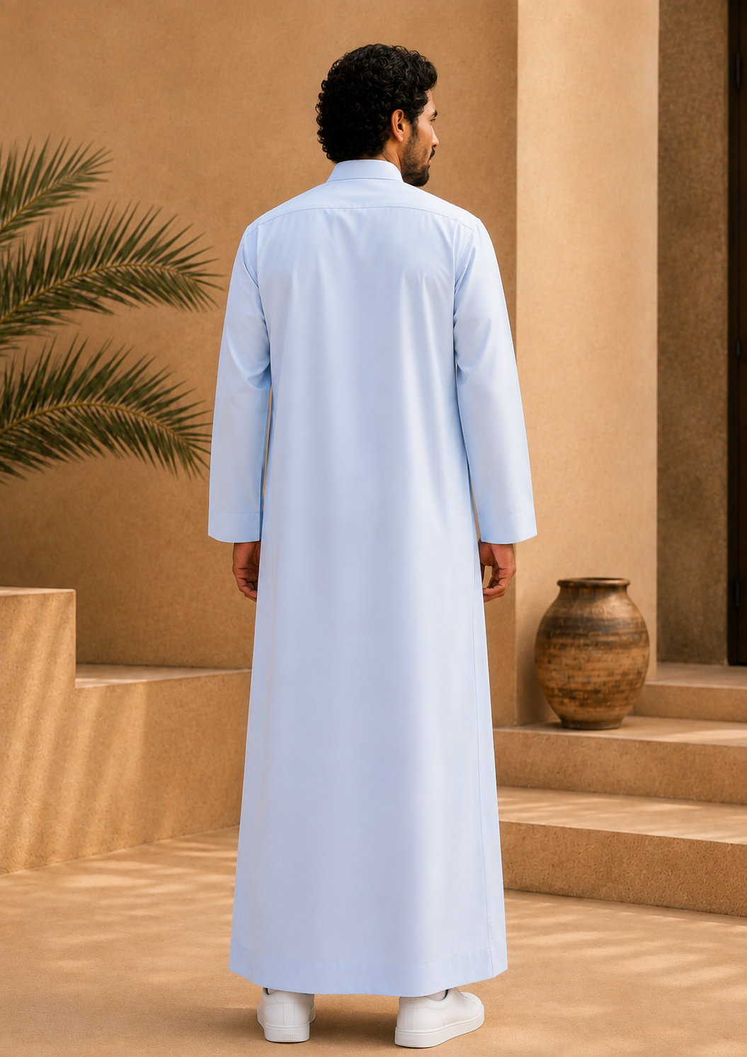 wash & wear Kurta in Sky blue