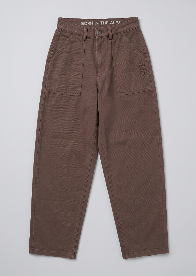cotton Pants in Brown