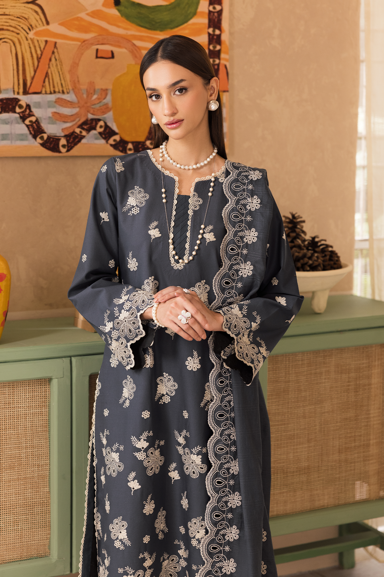 Nissa Chikankari Lawn – N-01