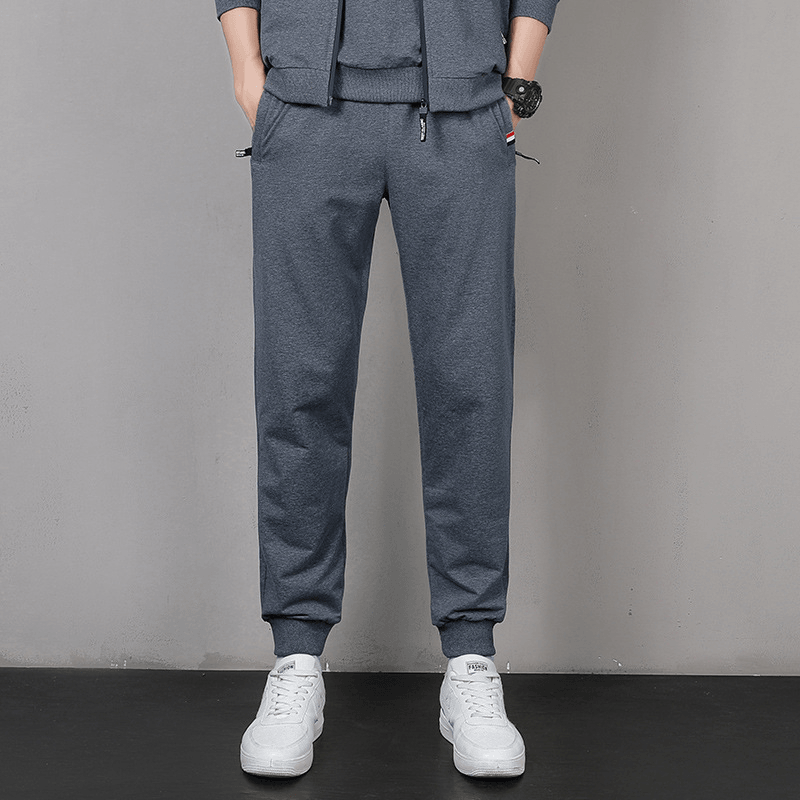 Spring and Autumn Men'S Casual Leggings Pants Loose plus Fat plus Size