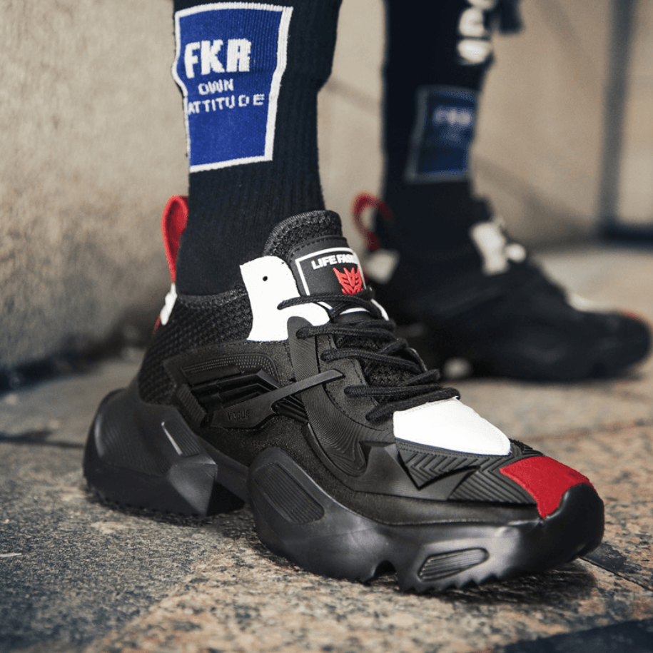 Increased thick-soled sneakers