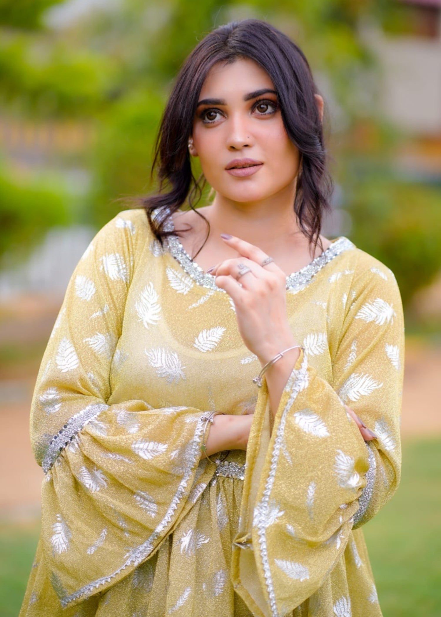 moonlight Gharara in Lemon