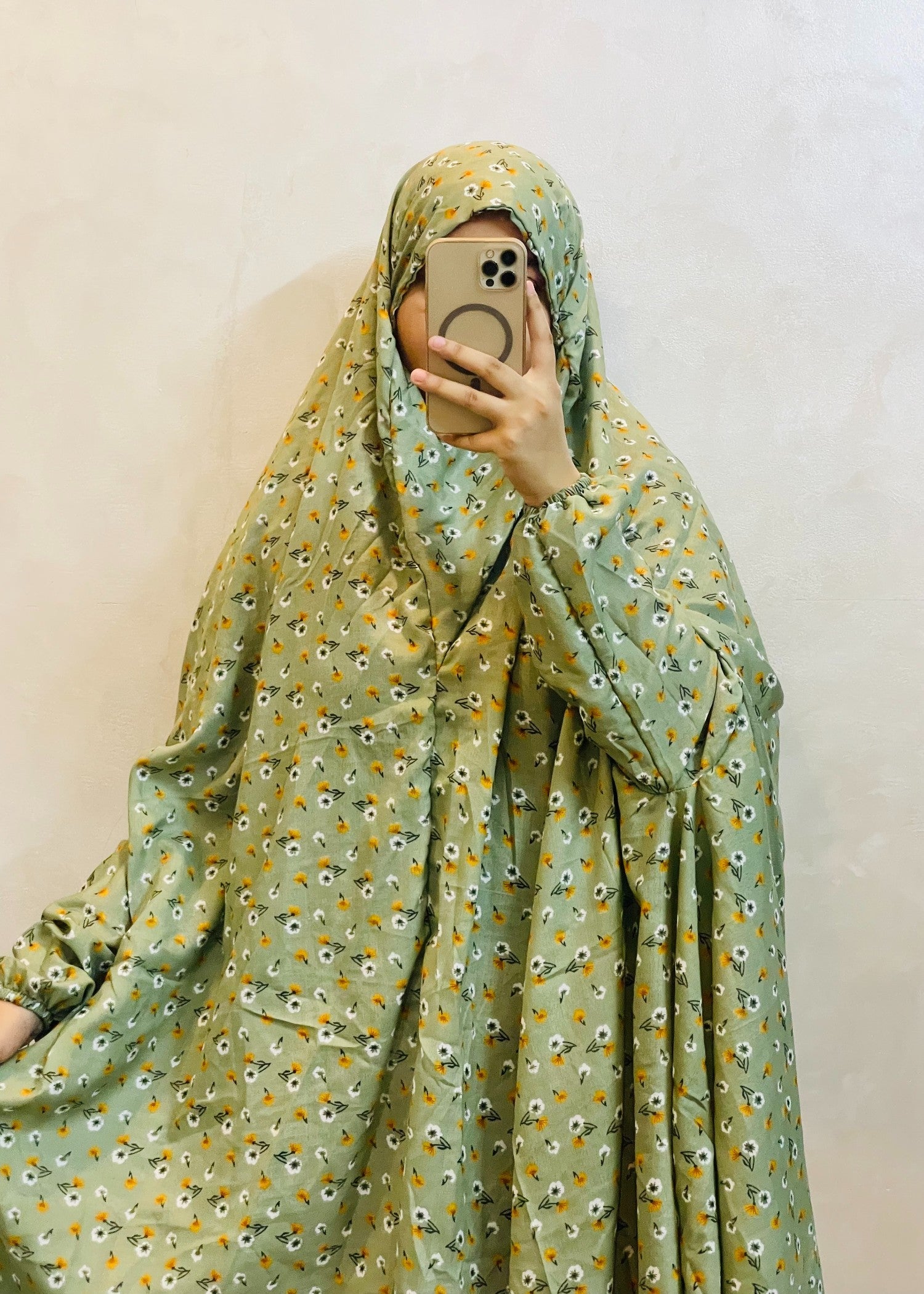 swiss lawn Chaddar in Sage green