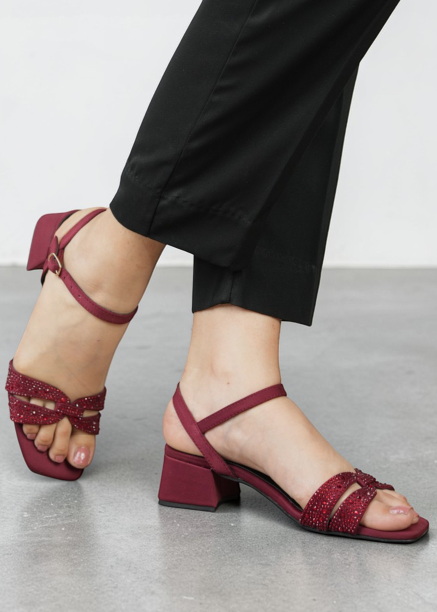 Heels in Maroon by - High Quality Women Heels PTC0595