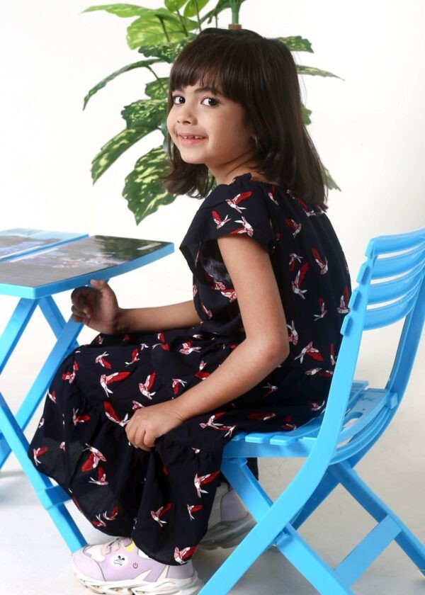 viscose Frock in Black