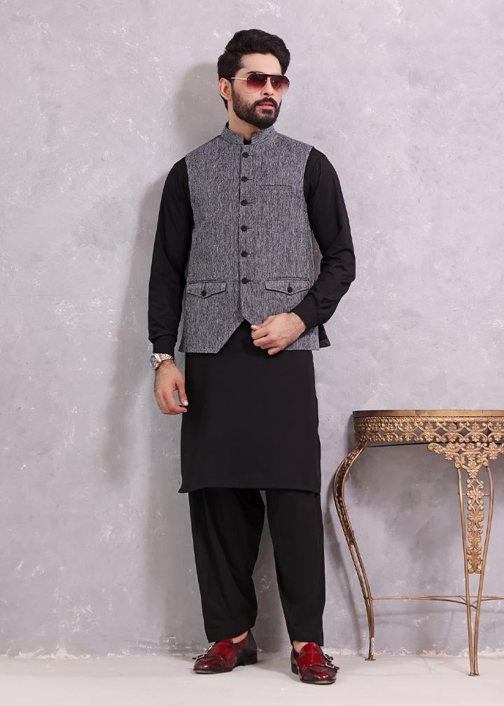 suiting Waistcoat in Grey by The Great Masters (TGM)