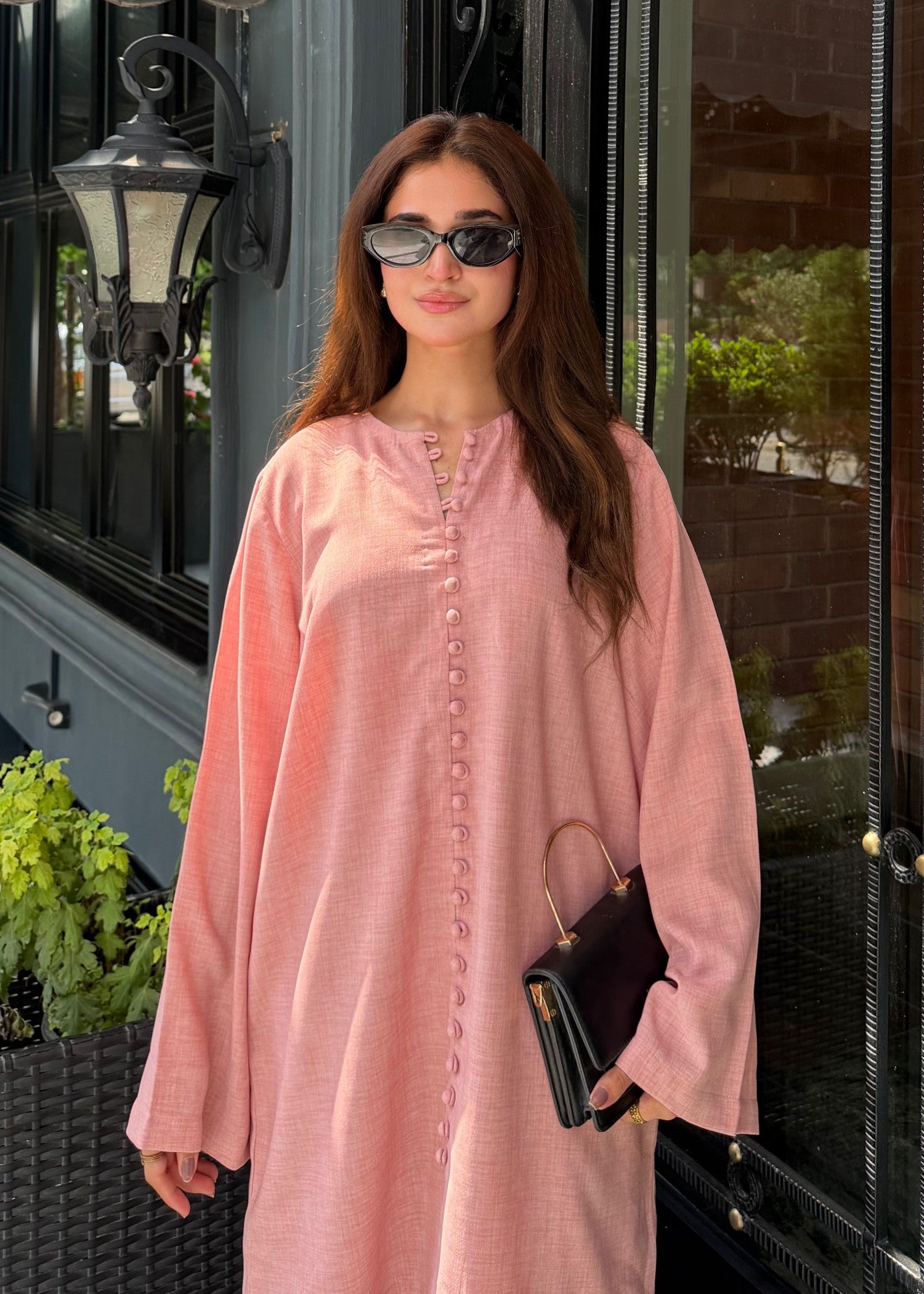 polycotton Co Ord Sets in Blush pink