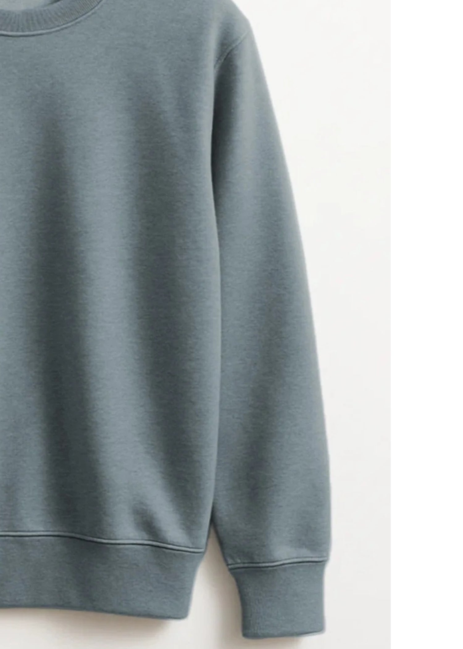 fleece Sweatshirt in Slate grey