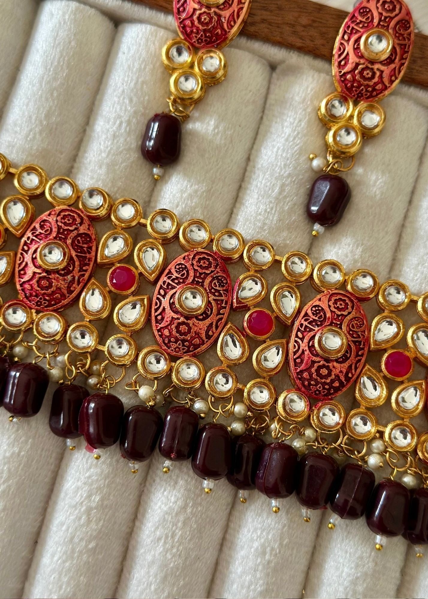 Choker in Multi Color by - Trendy Women Choker MED3755