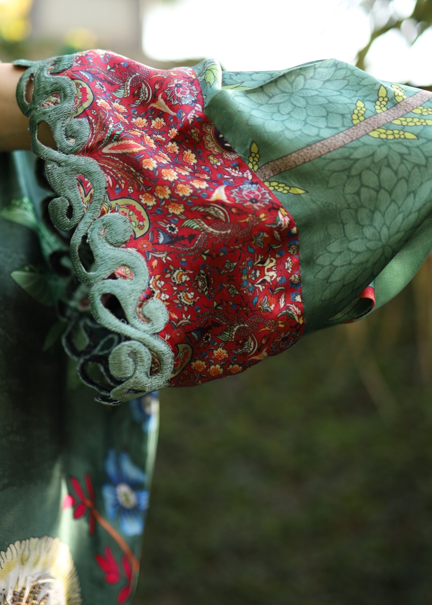 silk Co Ord Sets in Forest green