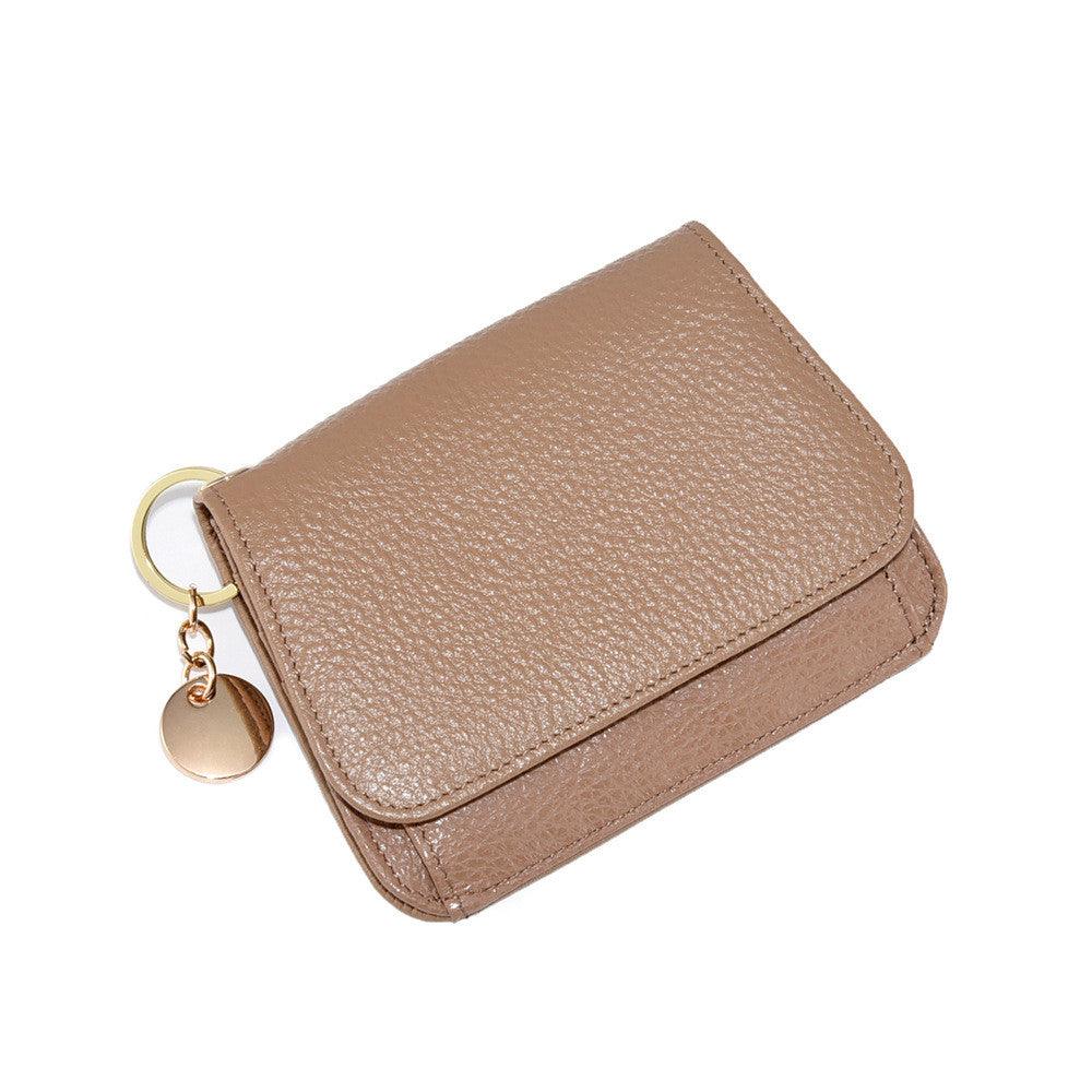 Fashion Cowhide Small Cute Zipper Coin Purse