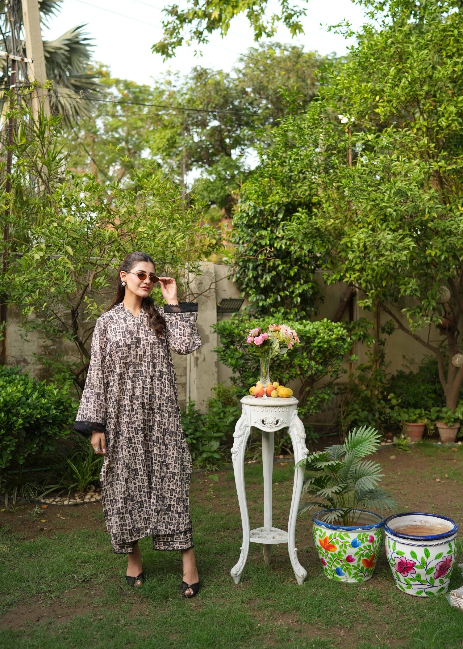 lawn Co Ord Sets in Almond brown
