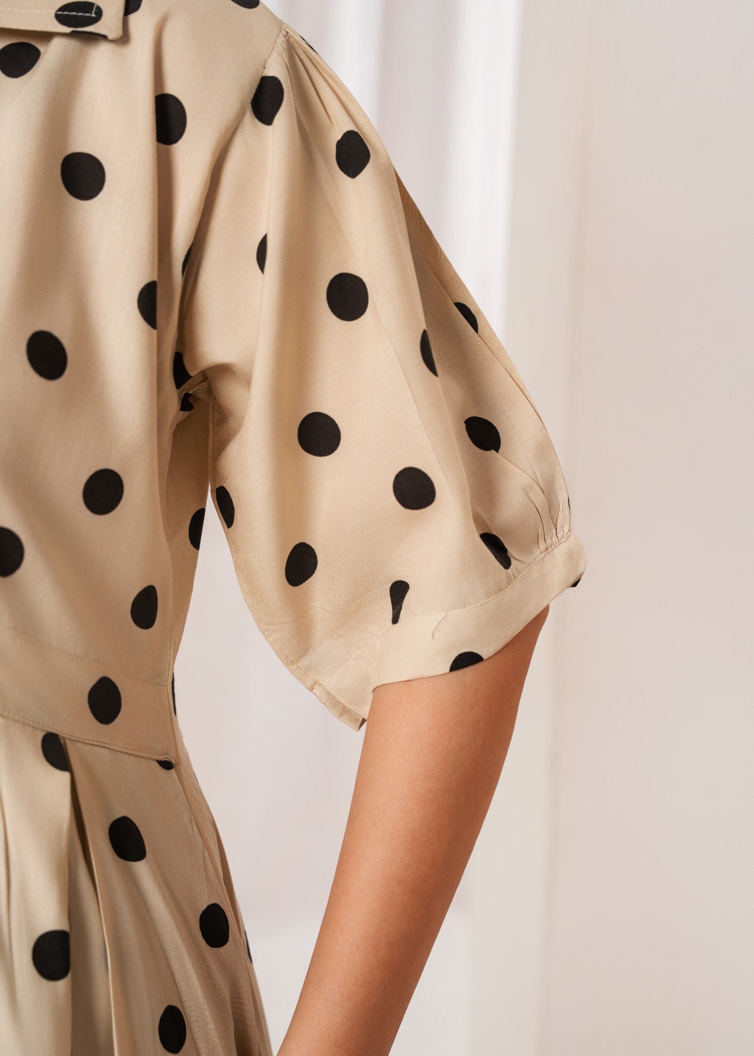 linen Maxi in Khaki brown