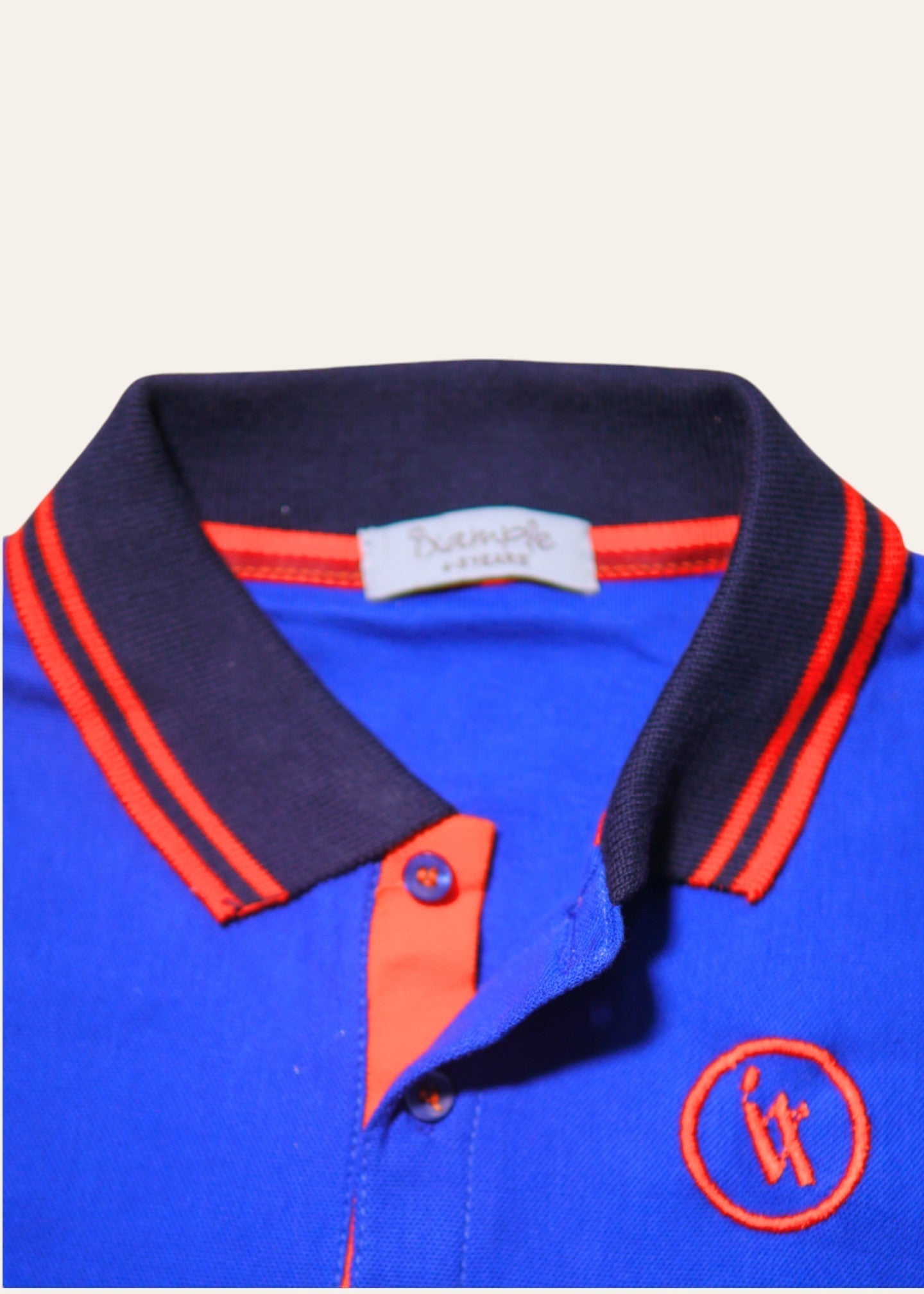 porque/pique Polo Shirt in Royal blue