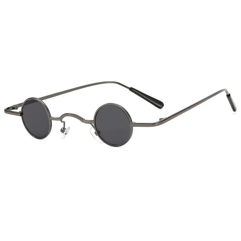 Super Small round Frame Retro Sunglasses for Men Women Prince Glasses Hip Hop Sunglasses