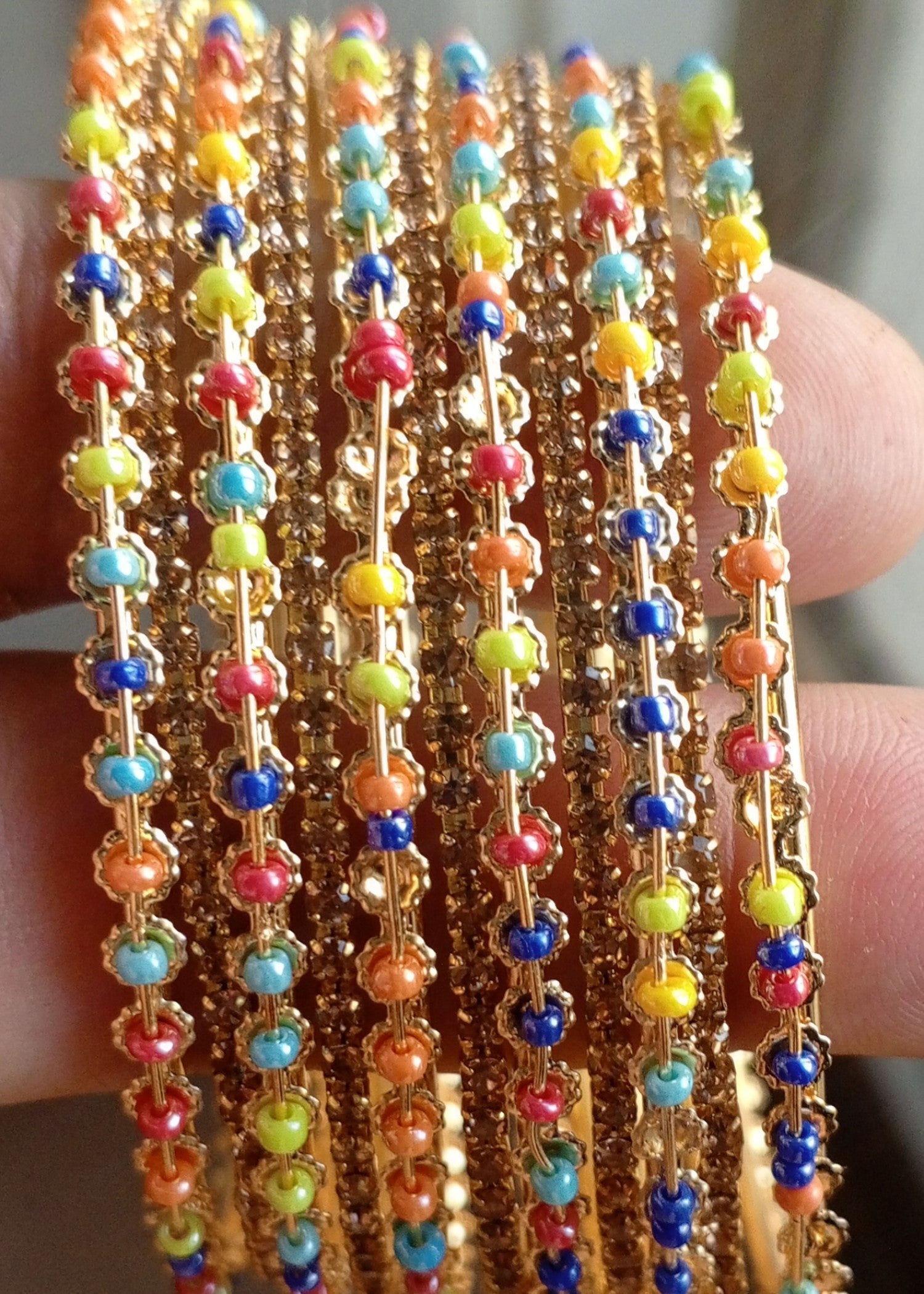 Bangles in Multi Color by - Trendy Women Bangles OTU2343