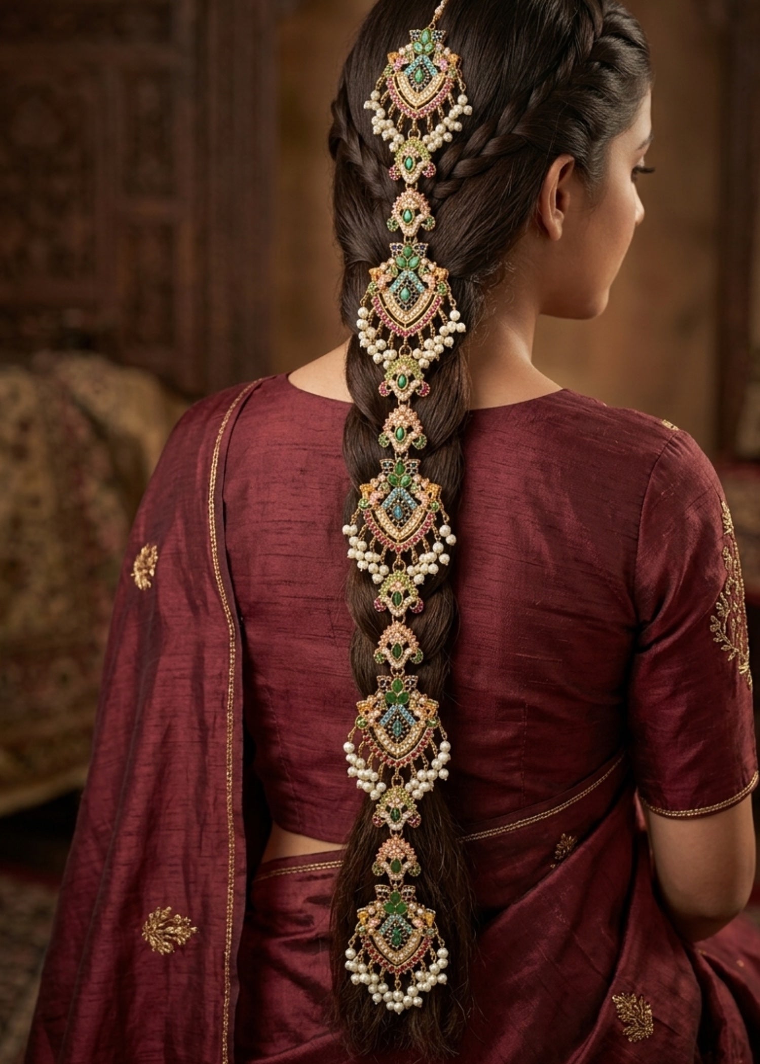 Paranda in Multi Color by - Trendy Women Paranda YXY4208