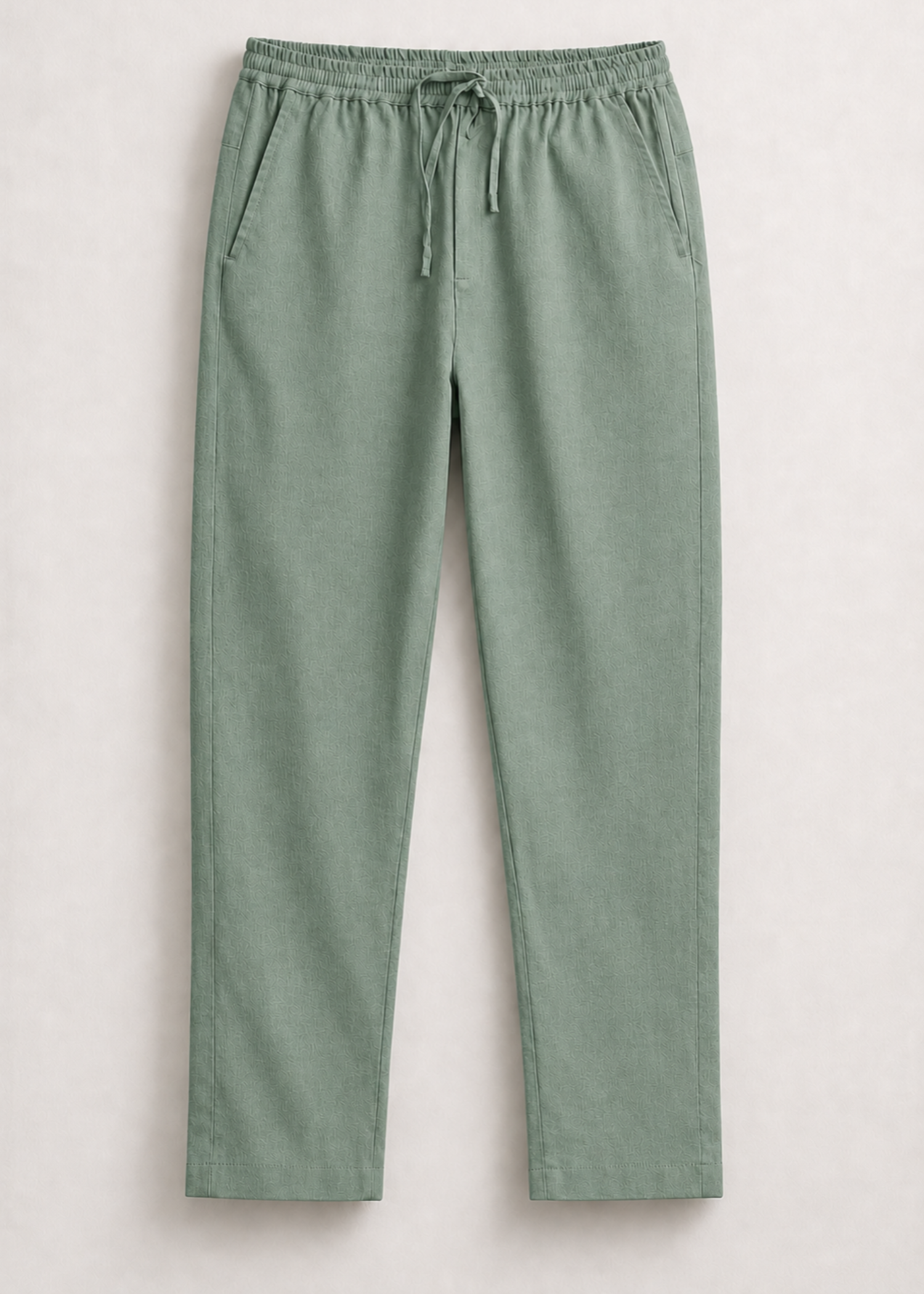 cotton linen Trousers in Pistachio green
