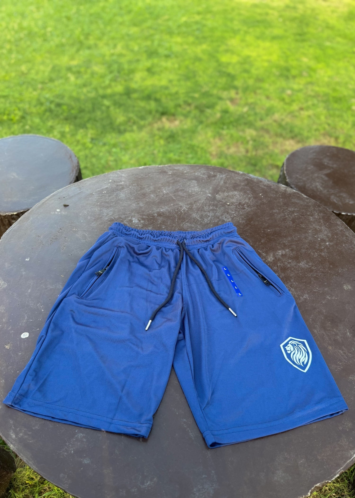 polyester Shorts in Dark blue