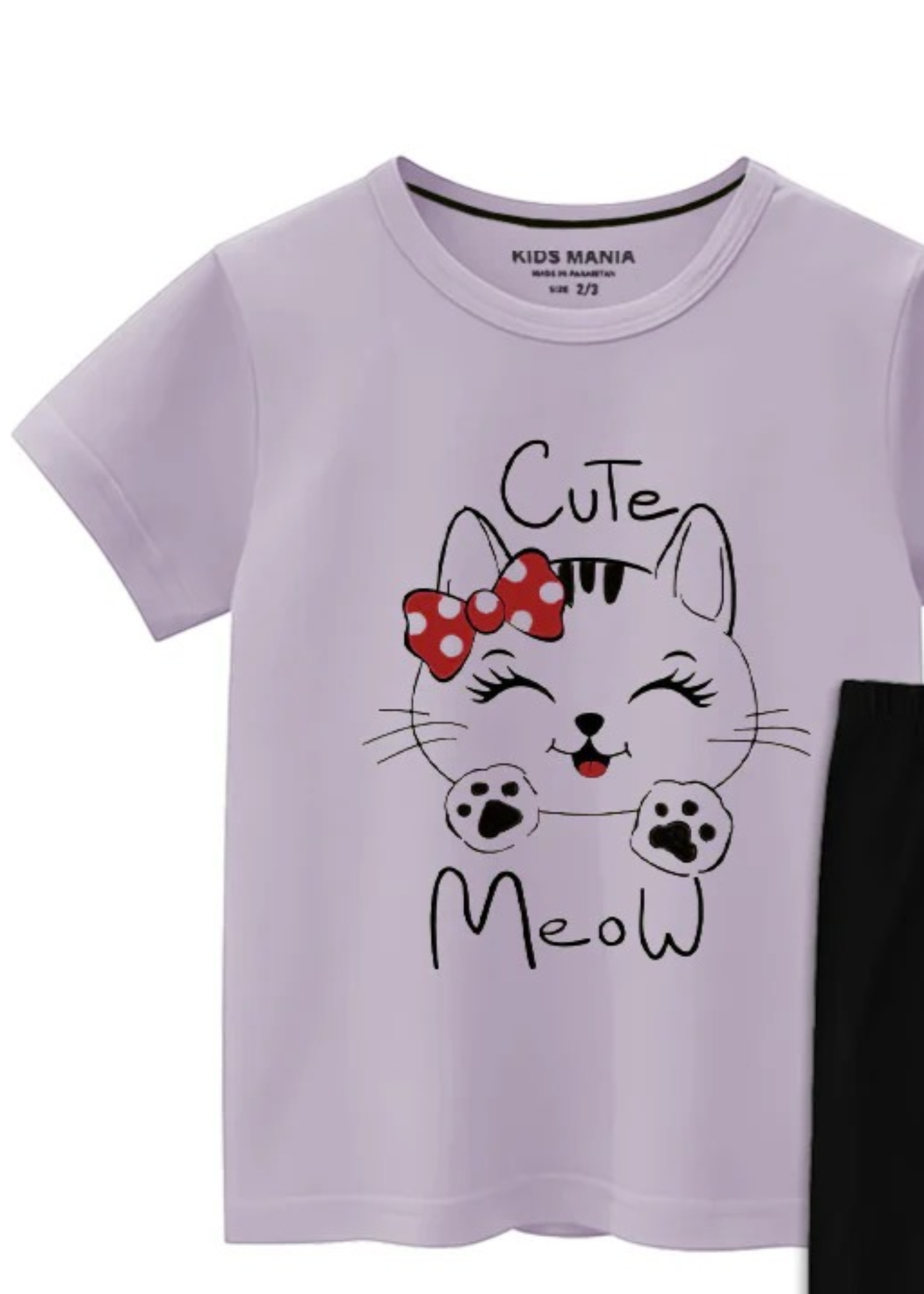cotton T Shirt in Lavender