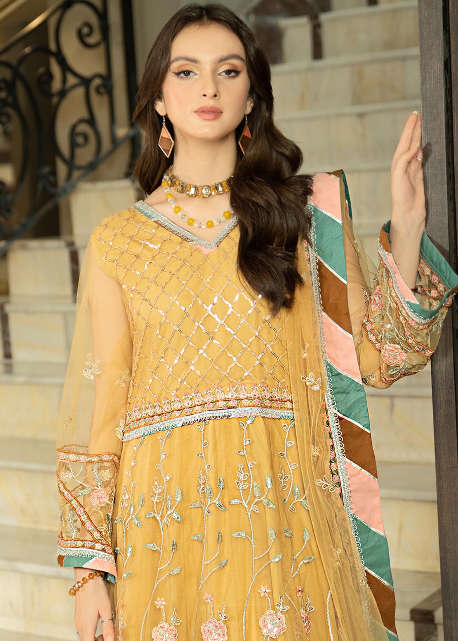 net Unstitched in Yellow