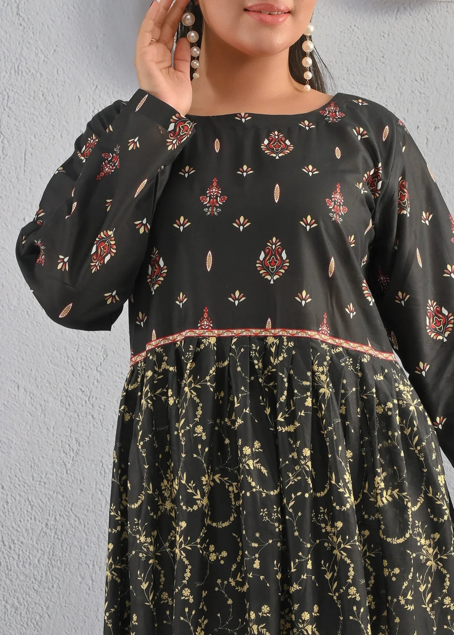 cotton Maxi in Multi