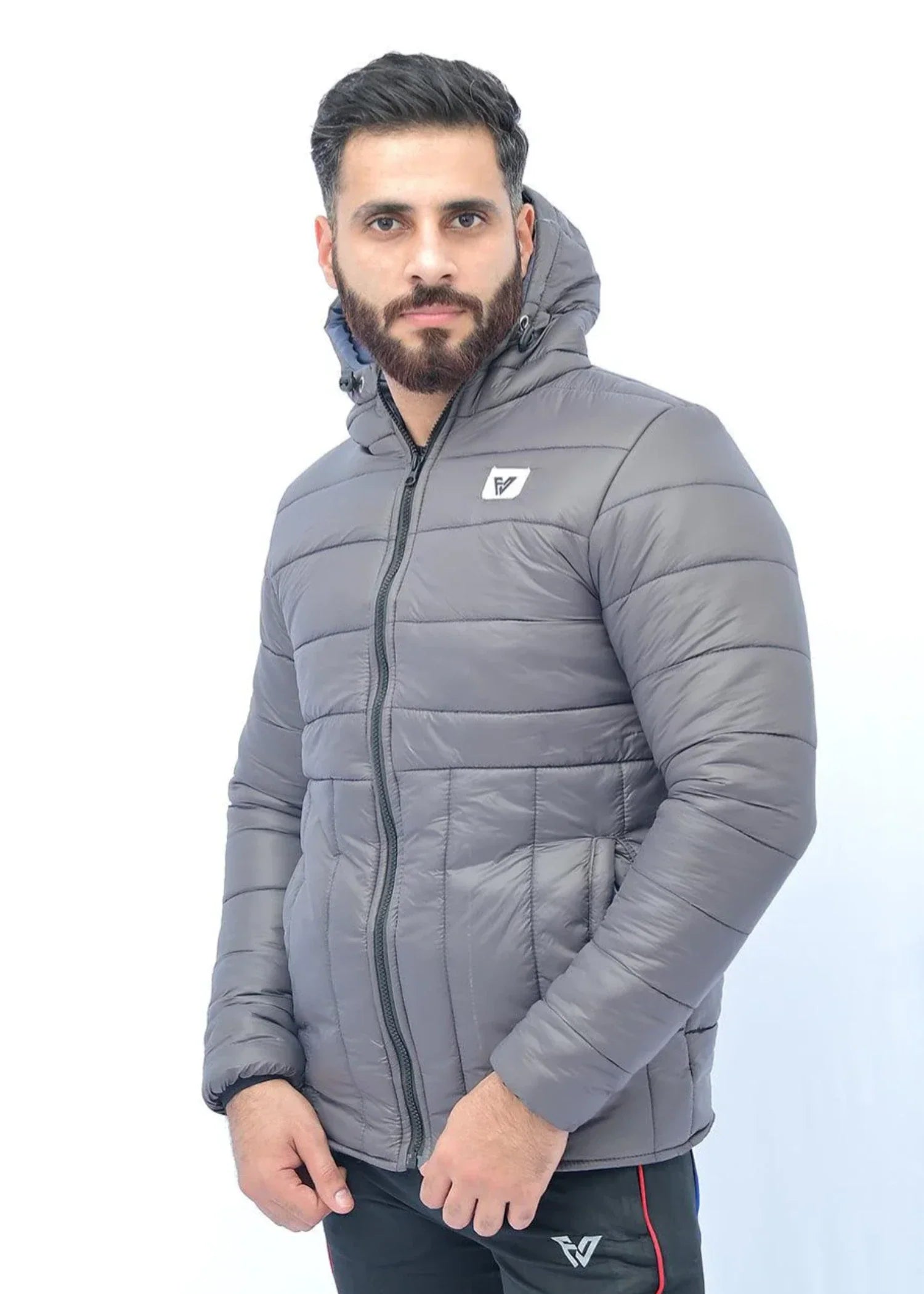 parachute Jacket in Grey