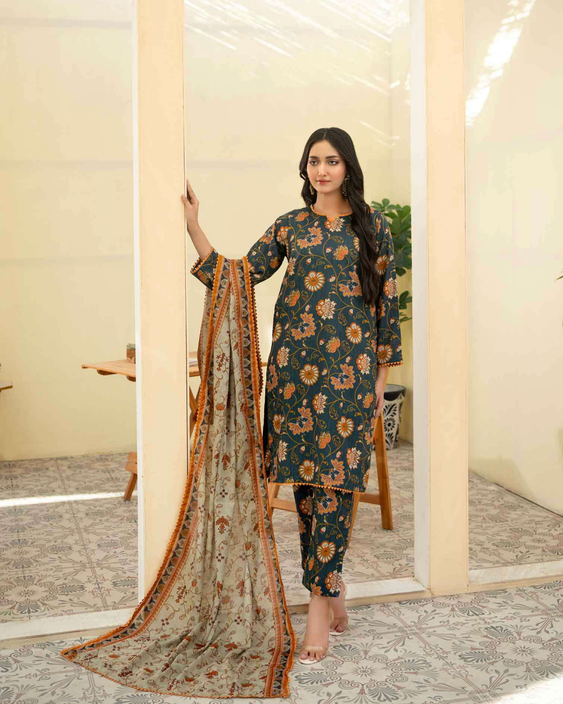 Printed Summer Lawn Drop 12 – 4