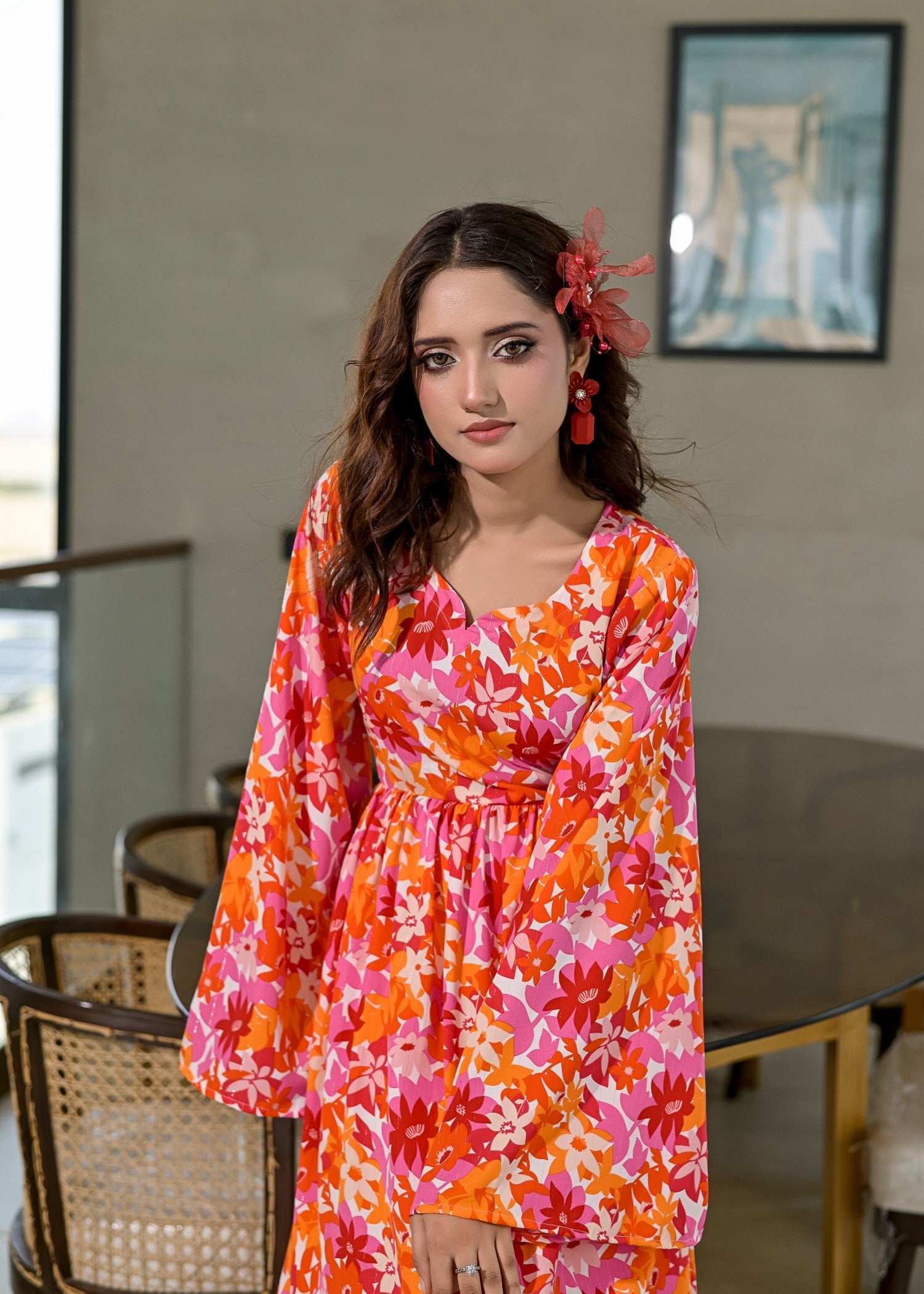 chiffon Maxi in Multi