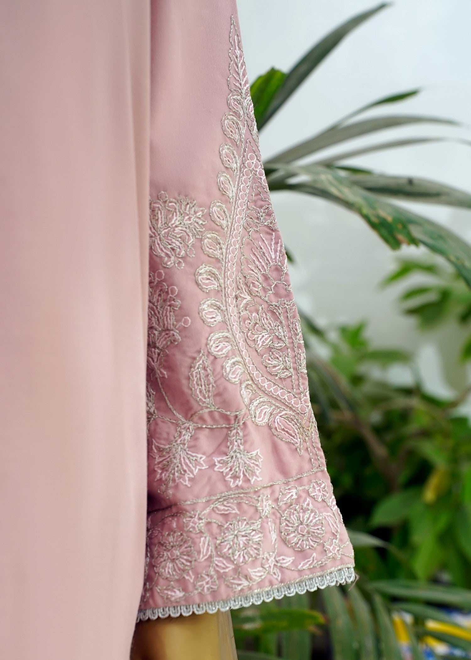 poly viscose Kurta Set in Pink