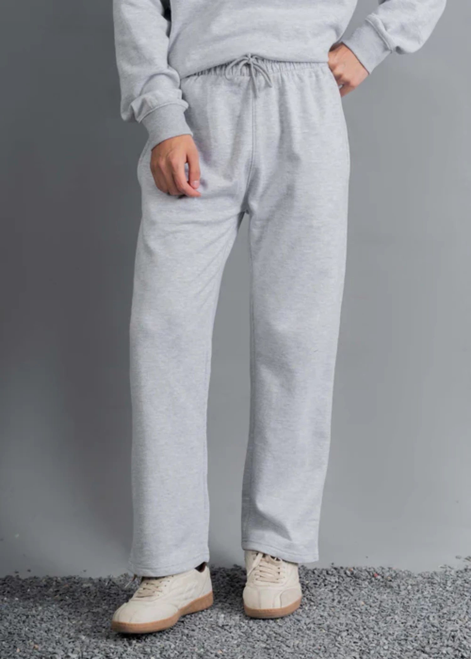 terry Trousers in Ash grey