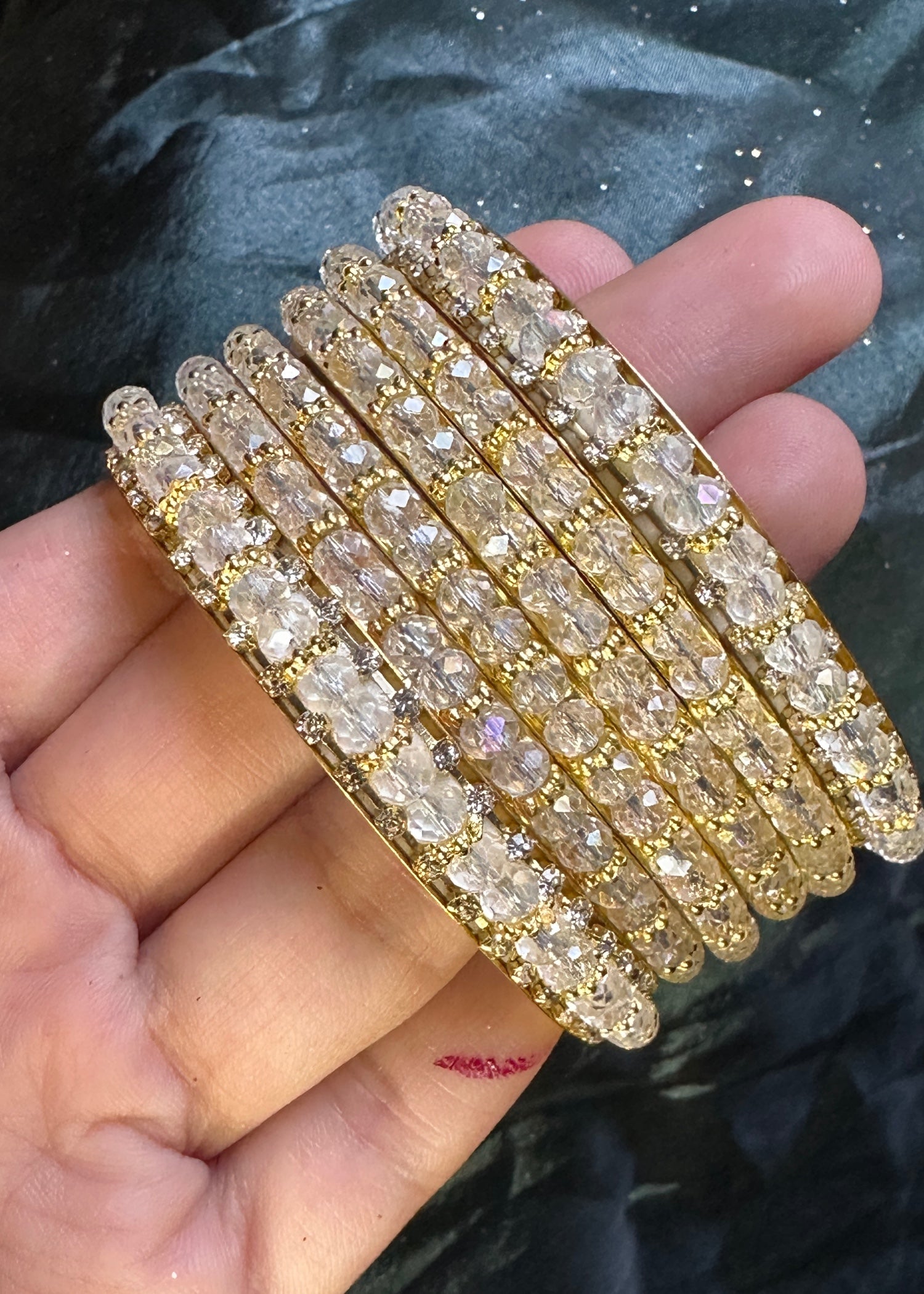 Bangles in Silver Color by - Trendy Women Bangles WSN3751