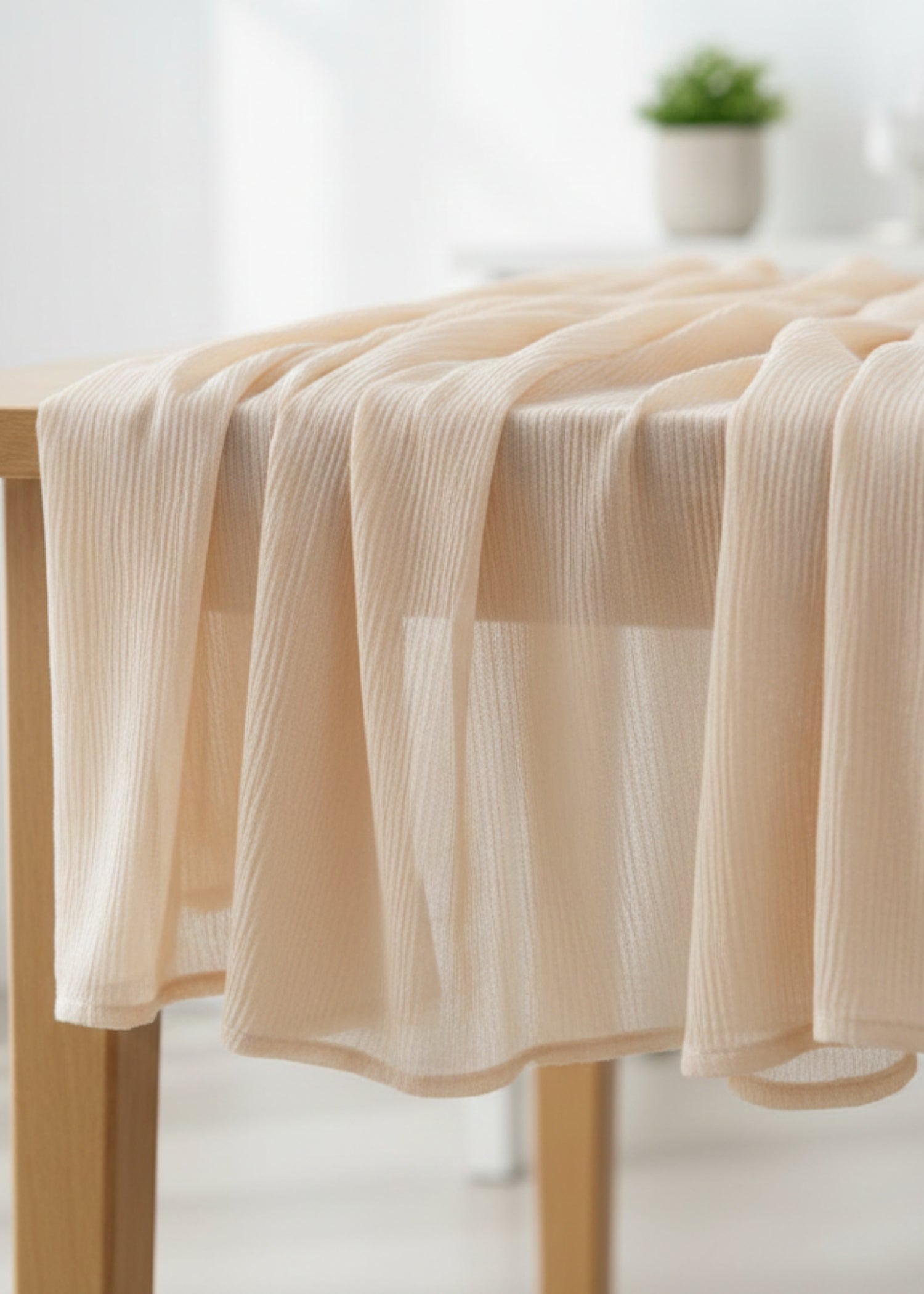 cotton jersey Hijab in Champagne