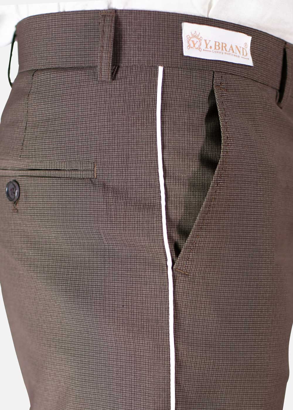 suiting Pants in Chocolate brown