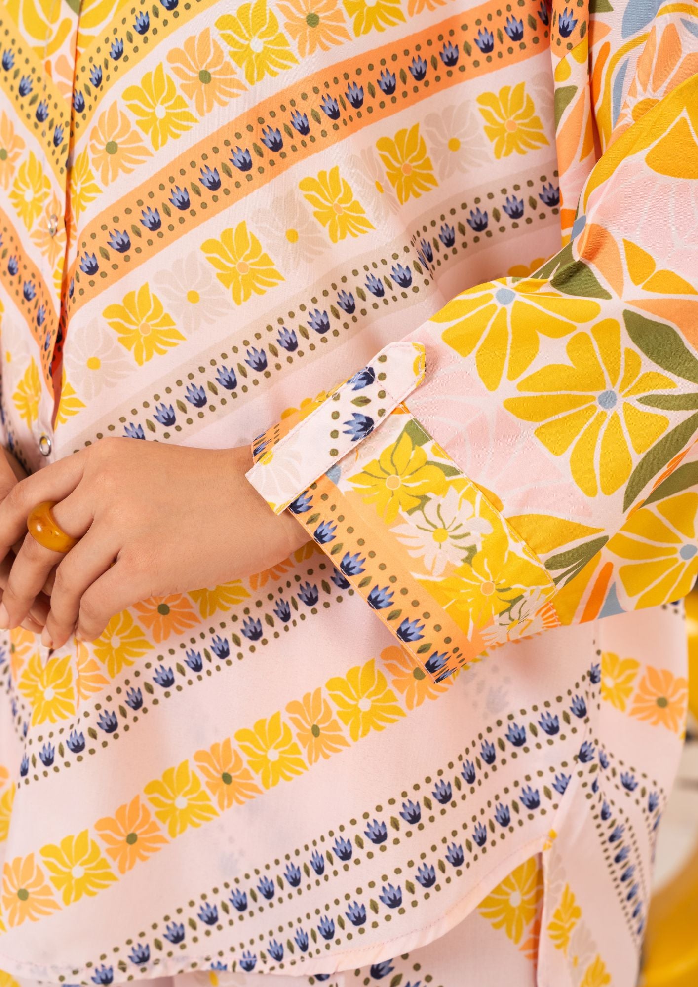 swiss cotton Co ord Sets in Yellow