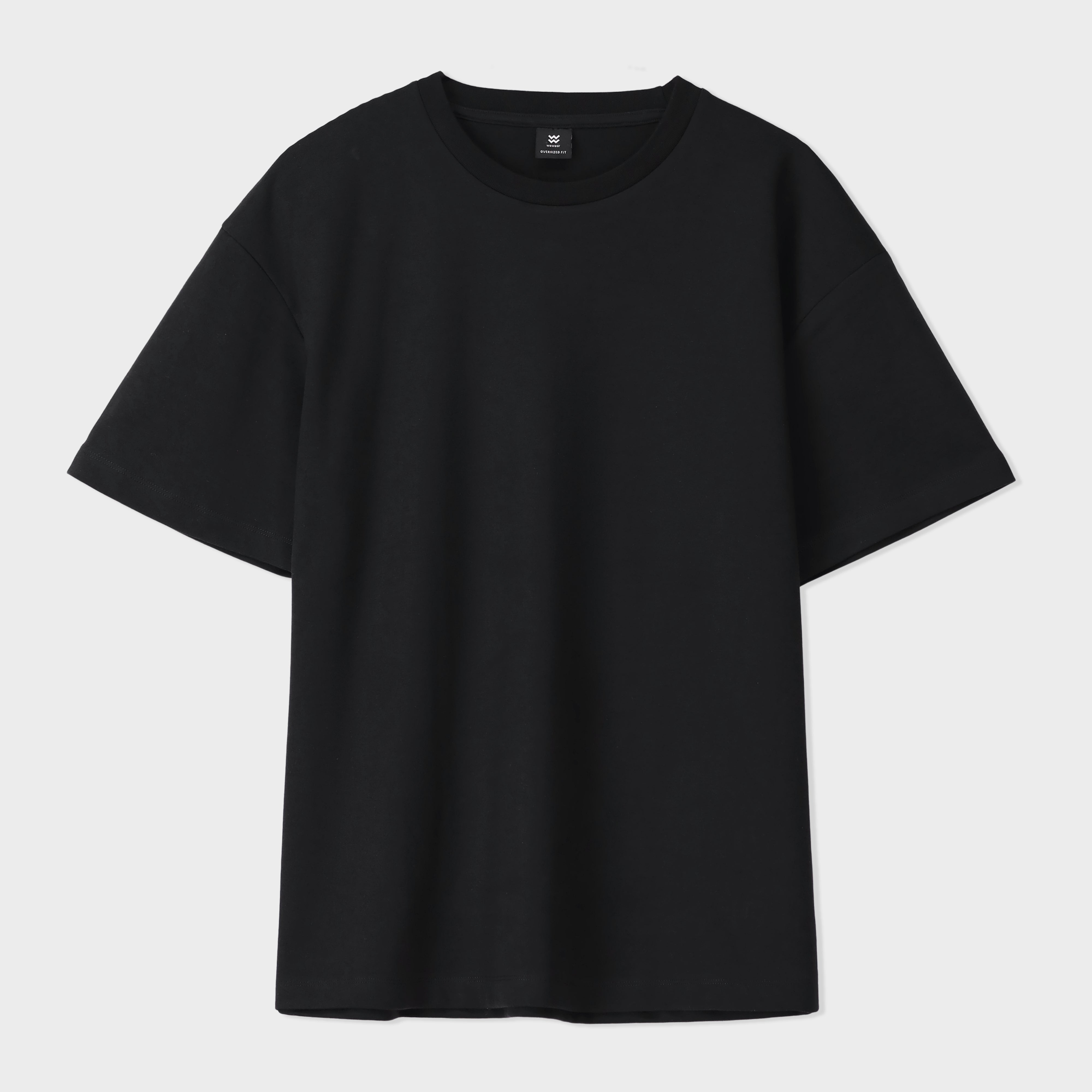 seersucker T Shirt in Charcoal black