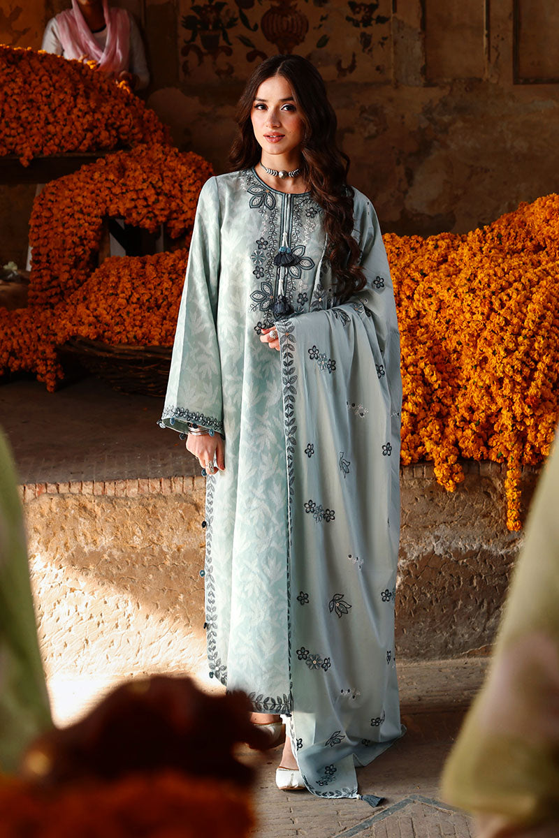 Festive – Azure Dream - Embroidered Lawn