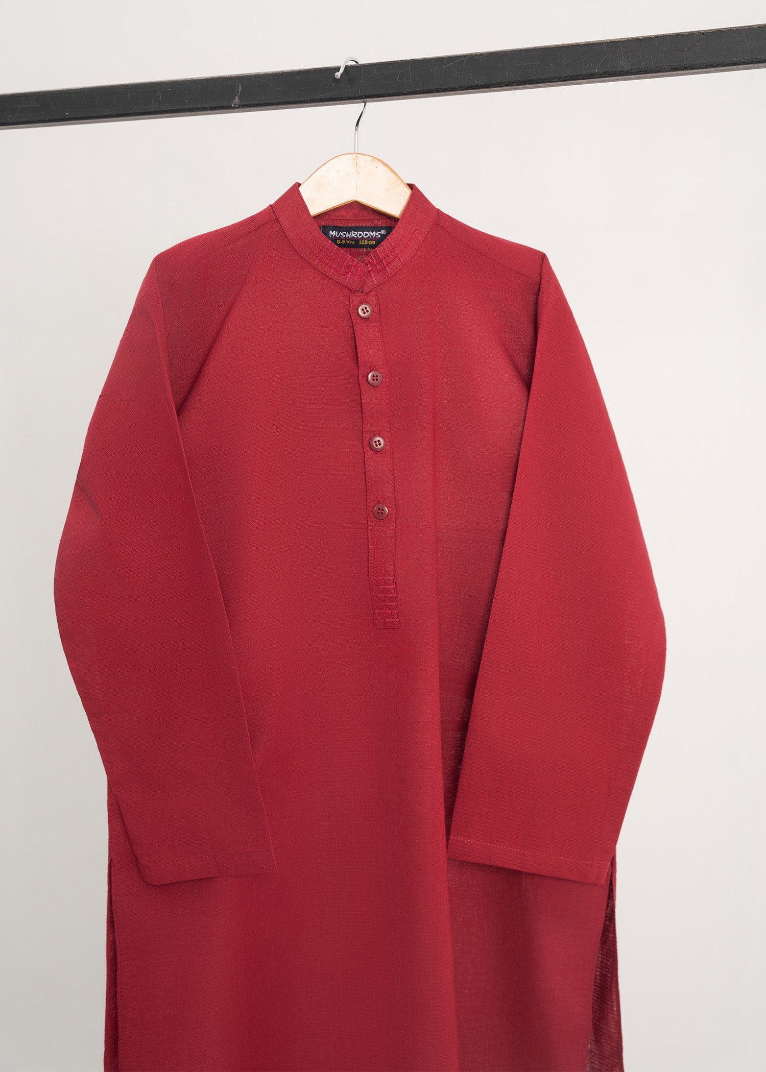 cotton Kurta in Maroon