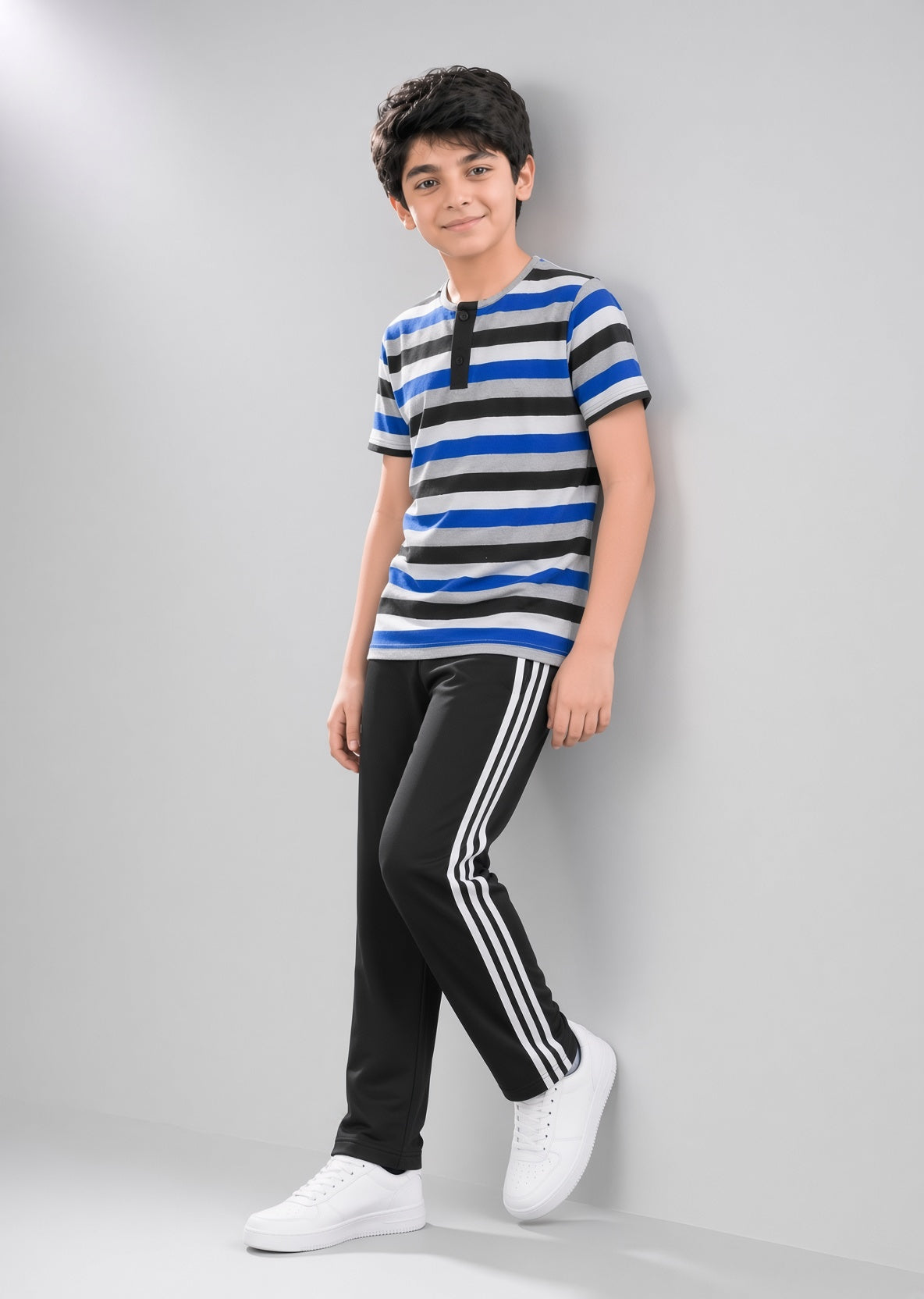 cotton jersey T Shirt in Multi