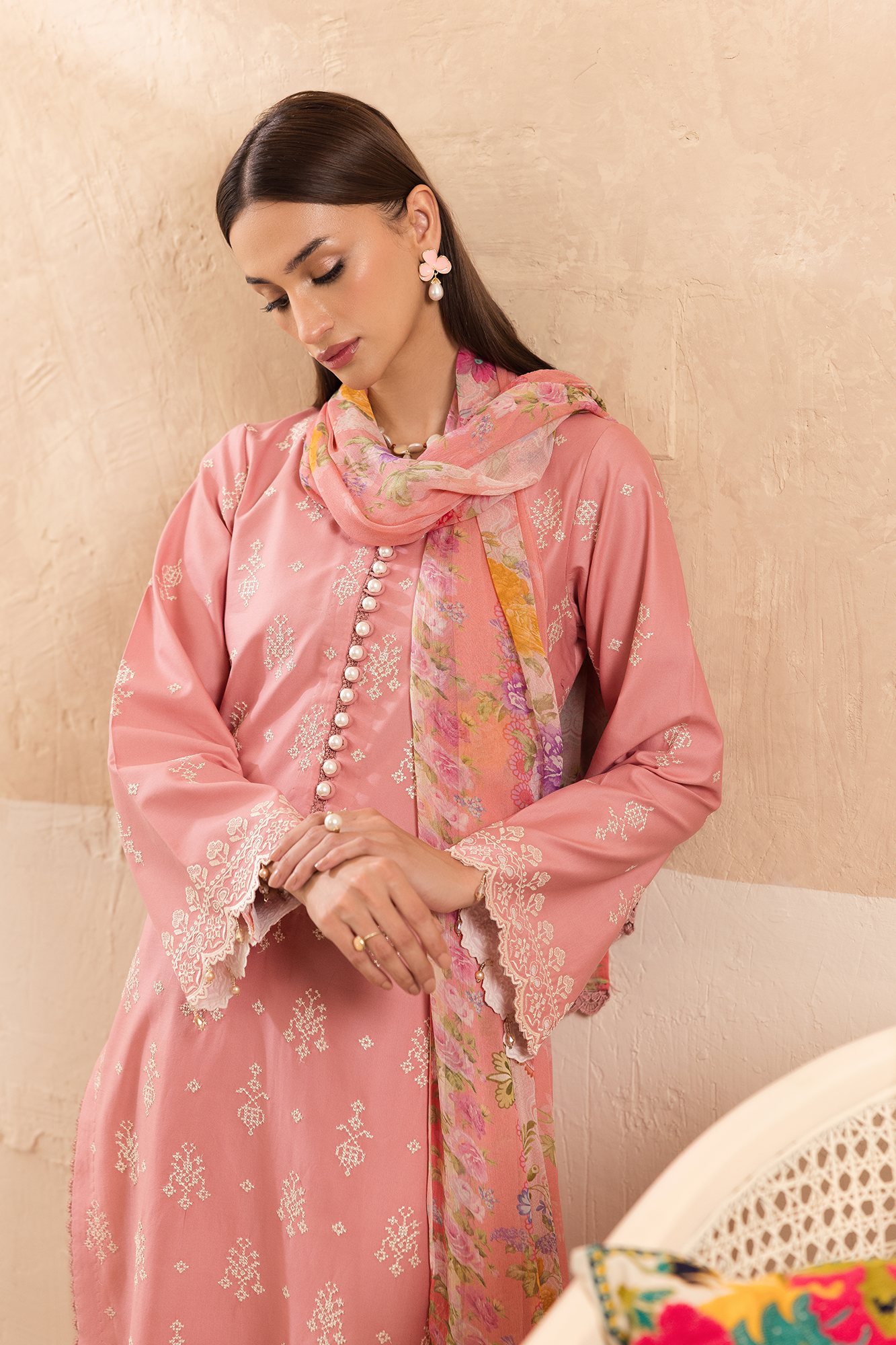 Nissa Chikankari Lawn – N-06