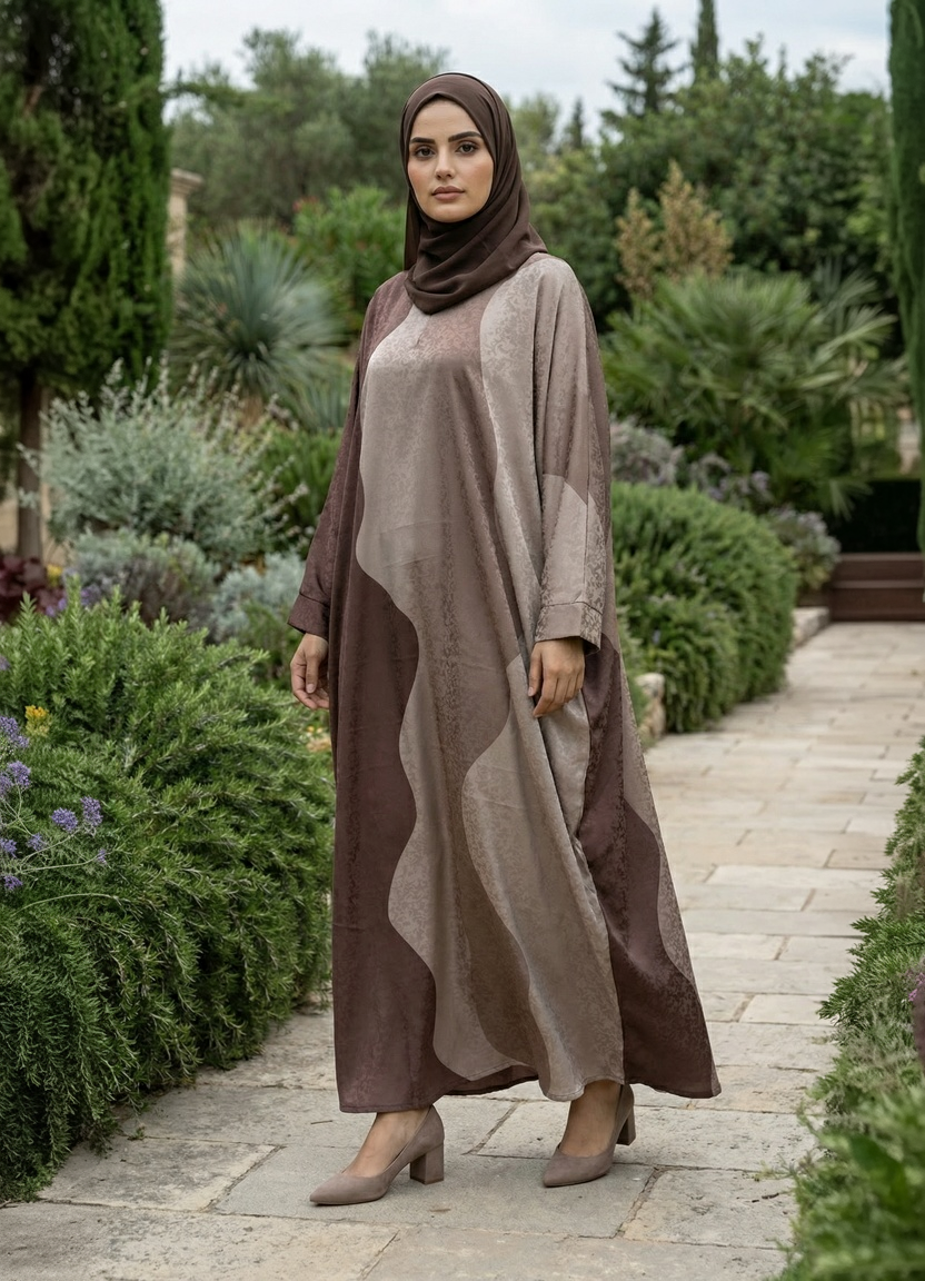 nidha Abaya in Multi