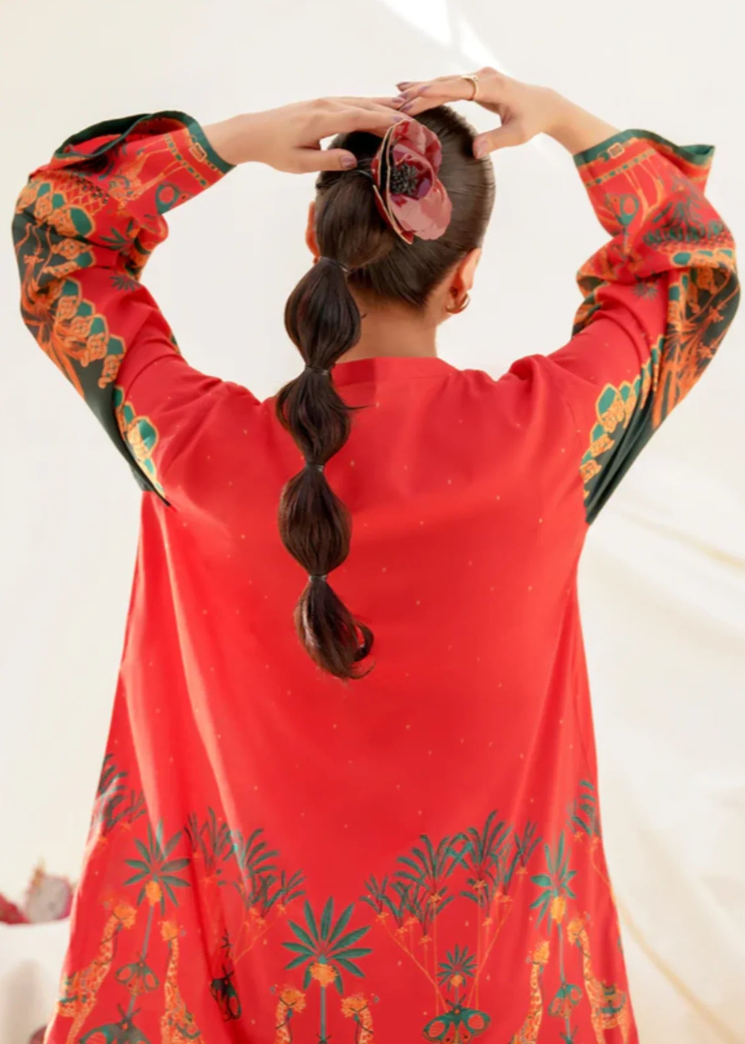 cambric Co Ord Sets in Cherry red