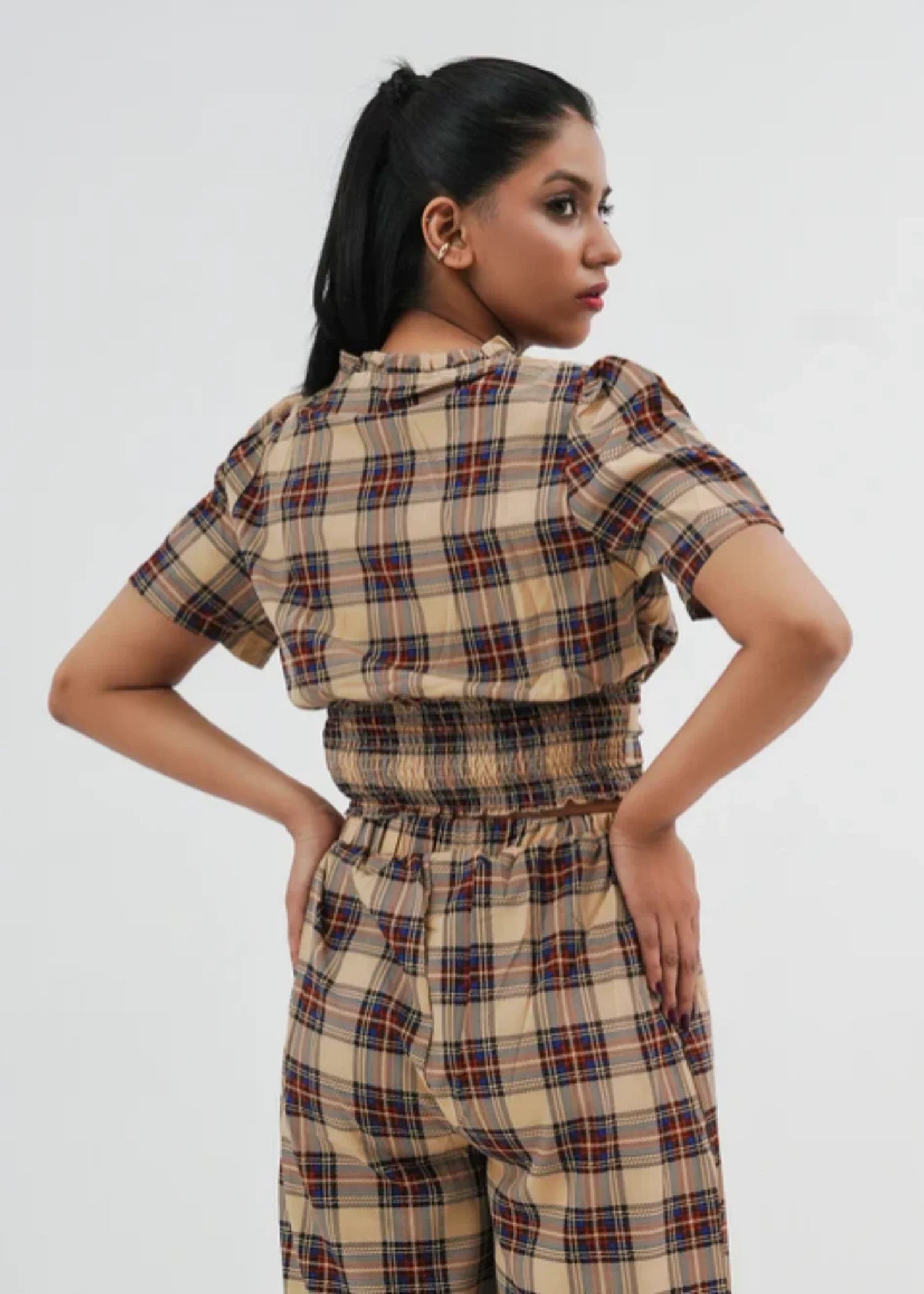 chiffon Co Ord Sets in Beige